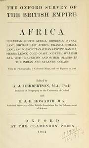 Cover of: The Oxford survey of the British Empire by Andrew John Herbertson