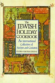 Cover of: The Jewish holiday cookbook by Gloria Kaufer Greene