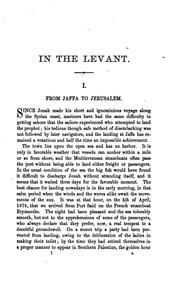Cover of: In the Levant by Charles Dudley Warner