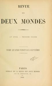 Cover of: Revue des deux mondes by 