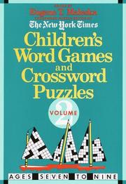 Cover of: Children's Word Games and Crossword Puzzles Volume 2: For Ages 7-9 (Other)