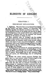 Cover of: Elements of Geology: Including Fossil Botany and Palaeontology. A Popular Treatise on the Most ... by J. L. Comstock, J. L. Comstock