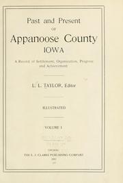 Past and present of Appanoose County, Iowa by L. L. Taylor