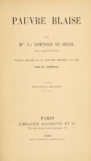 Cover of: Pauvre Blaise