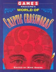 Cover of: Games Magazine's World Cryptic Crosswords (Other) by Mike Shenk