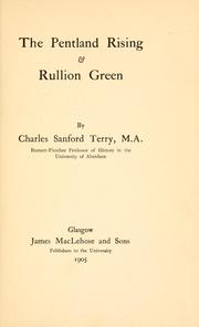 Cover of: The Pentland Rising & Rullion Green by Terry Charles Sanford