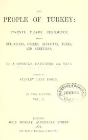 Cover of: The people of Turkey by Fanny Janet (Sandison) Lady Blunt