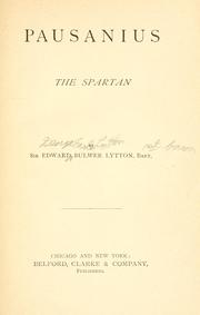 Cover of: Pausanius the Spartan