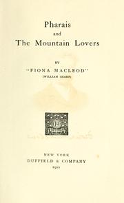 Cover of: Pharais: and the mountain lovers