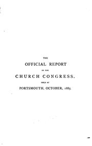 Cover of: Report of the Proceedings by Church congress , International Co -operative Congress , Trades Union Congress