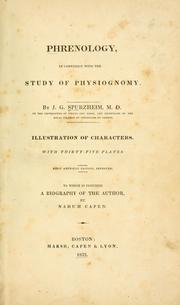 Cover of: Phrenology by J. G. Spurzheim