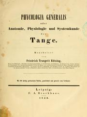 Cover of: Phycologia generalis: oder, Anatomie, physiologieund systemkunde der tange