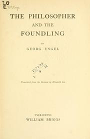 Cover of: philosopher and the foundling