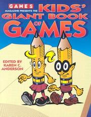 Cover of: Games Magazine Presents the Kids' Giant Book of Games: Fecych (Other)