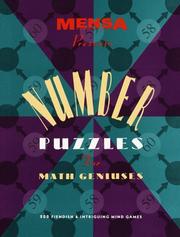 Cover of: Mensa Presents Number Puzzles for Math Geniuses: 200 Fiendish and Intriguing Mind Games