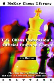 Cover of: U.S. Chess Federation's  official rules of chess by United States Chess Federation.