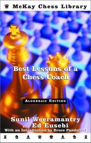 Cover of: Best lessons of a chess coach