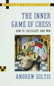 Cover of: The inner game of chess by Andrew Soltis