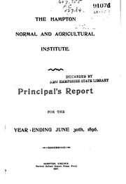 Cover of: Hampton Normal and Agricultural Institute