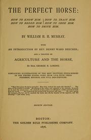 Cover of: The perfect horse by William Henry Harrison Murray