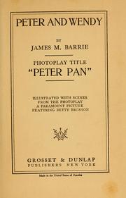 Cover of: Peter and Wendy by J. M. Barrie
