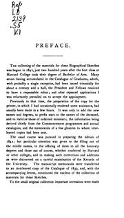 Cover of: Biographical Sketches of Graduates of Harvard University in Cambridge, Massachusetts by John Langdon Sibley, Clifford Kenyon Shipton, Massachusetts Historical Society, John Langdon Sibley, Clifford Kenyon Shipton