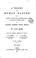 Cover of: A Treatise on Human Nature: Being an Attempt to Introduce the Experimental ...