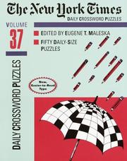 Cover of: The New York Times Daily Crossword Puzzles, Volume 37 (NY Times)
