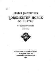 Cover of: Borgmester Hoeck og hustru, et dobbeltportraet