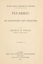 Cover of: Pizarro by George M. Towle