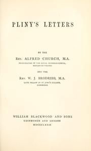 Pliny's letters by Alfred John Church, William Jackson Brodribb