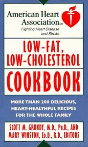 Cover of: American Heart Association Low-Fat, Low-Cholesterol Cookbook by American Heart Association