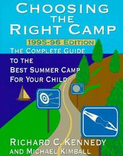 Cover of: Choosing the Right Camp:: 1995-96 Edition (Choosing the Right Camp)