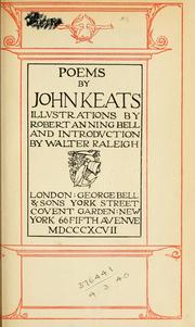Cover of: Poems. by John Keats