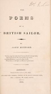 Cover of: The poems of a British sailor: by John Mitford.