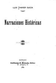 Cover of: Narraciones históricas