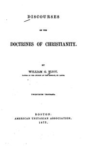 Cover of: Discourses on the Doctrine of Christianity