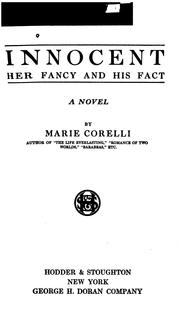 Cover of: Innocent: Her Fancy and His Fact by Marie Corelli