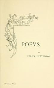 Cover of: Poems.