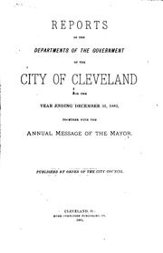 Cover of: Annual Report by Cleveland (Ohio , Cleveland (Ohio)