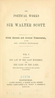 Cover of: The poetical works of Sir Walter Scott by Sir Walter Scott