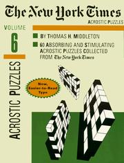 Cover of: NYT Acrostics Puzzles, Volume 6