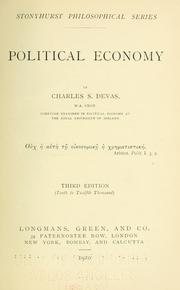 Cover of: Political economy.