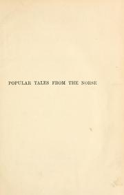 Cover of: Popular tales from the Norse by Peter Christen Asbjørnsen