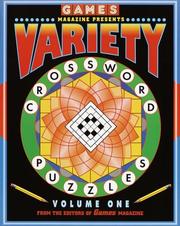 Cover of: Games Magazine Variety Crossword Puzzles, Volume 1 (Other) (Other) by Games Magazine