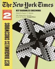 Cover of: The New York Times Best Diagramless Crosswords, Volume 2: Volume 2 (NY Times)