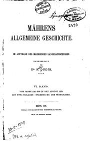 Mährens allgemeine Geschichte by Beda Franziskus Dudík , Beda Dudík