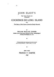 Cover of: John Eliot's First Indian Teacher and Interpreter, Cockenoe-de-Long Island: And the Story of His ...