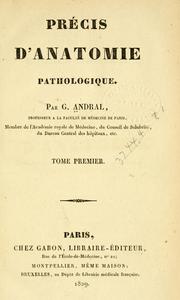 Cover of: Précis d'anatomie pathologique