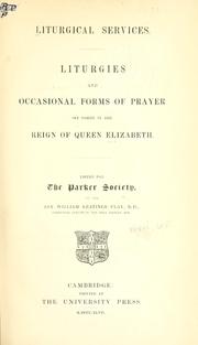 Cover of: Prediche inedite dell' ordine de predicatori, recitate in Firenze dal 1302 al 1305, e pubblicate per cura di Enrico Narducci. by Church of England. Liturgy and ritual